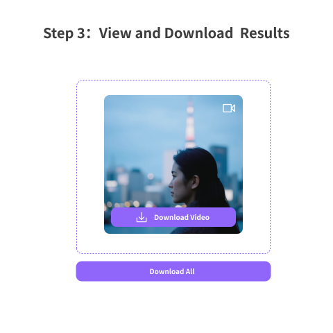 Step 3: View and Download Your Results - Threads Video Downloader by Threadeck